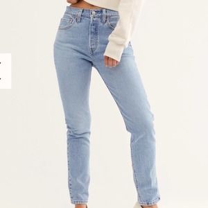 Levi's Light Blue Ankle & Cropped Jeans